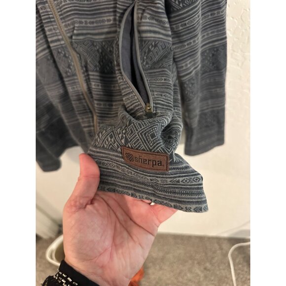 Sherpa Adventure Gear Namgyal Wool Hoodie Sweater Jacket - Picture 8 of 12